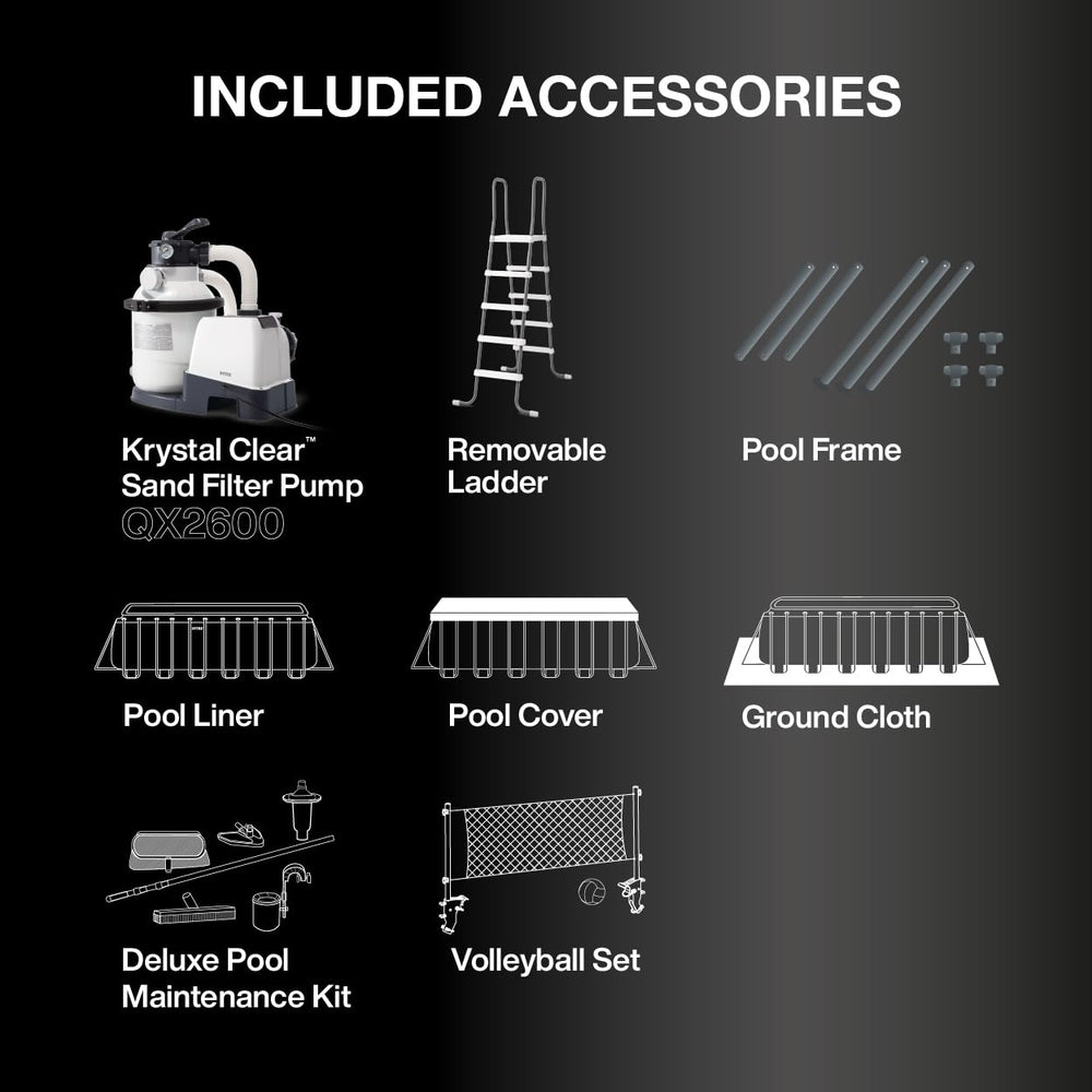 Intex ladder and entry view enabling safe access and convenient pool entry benefit