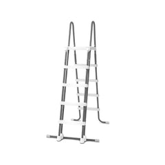 Intex ladder front view showing full ladder and safe access