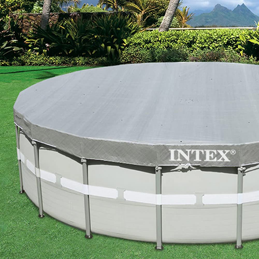 Intex close-up of 8-inch overhang and rope delivering secure fit