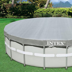 Intex close-up of 8-inch overhang and rope delivering secure fit