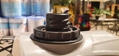 Intex close-up of cleaner base highlighting durable construction and stable tracking