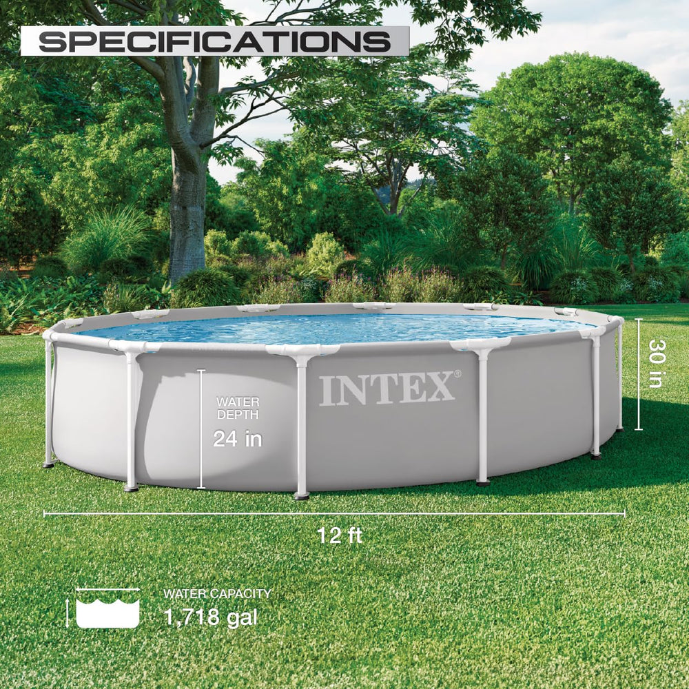 Intex prism frame T-joint close-up showing rust-resistant construction benefit