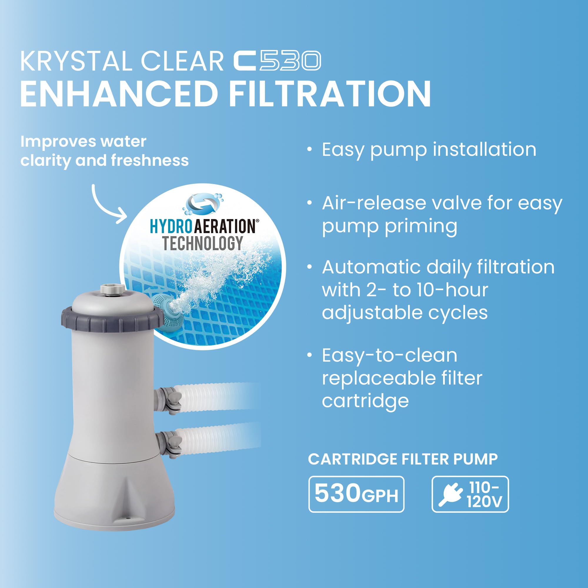 Intex included repair patch and air valve showing easy maintenance benefit