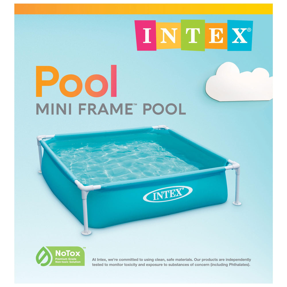 Intex vinyl texture closeup highlighting tear-resistant material