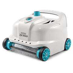 Intex ZX300 front view showing cleaner body and intake for efficient debris pickup