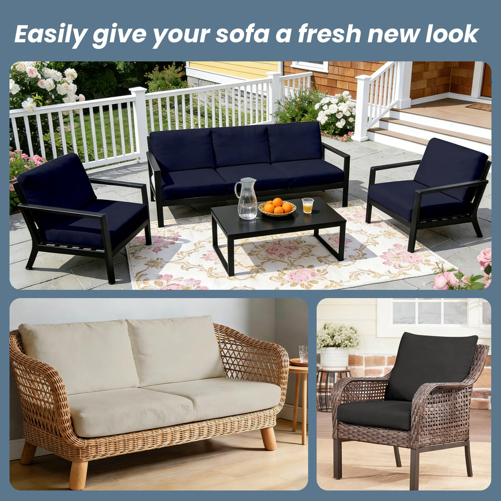 IntoBox styled patio setting displaying cohesive aesthetic and easy update