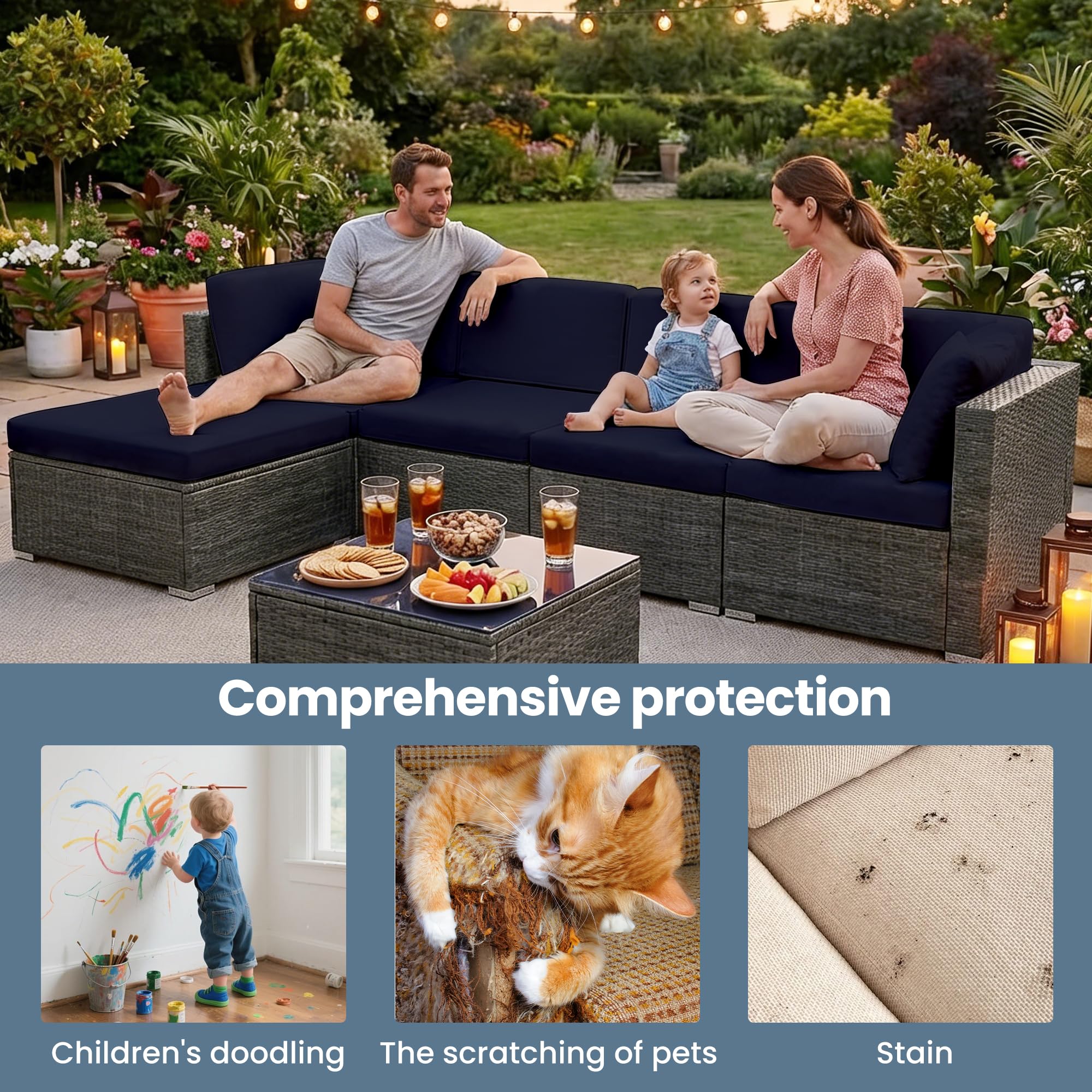 IntoBox comparison with ruler showing recommended cushion size fit