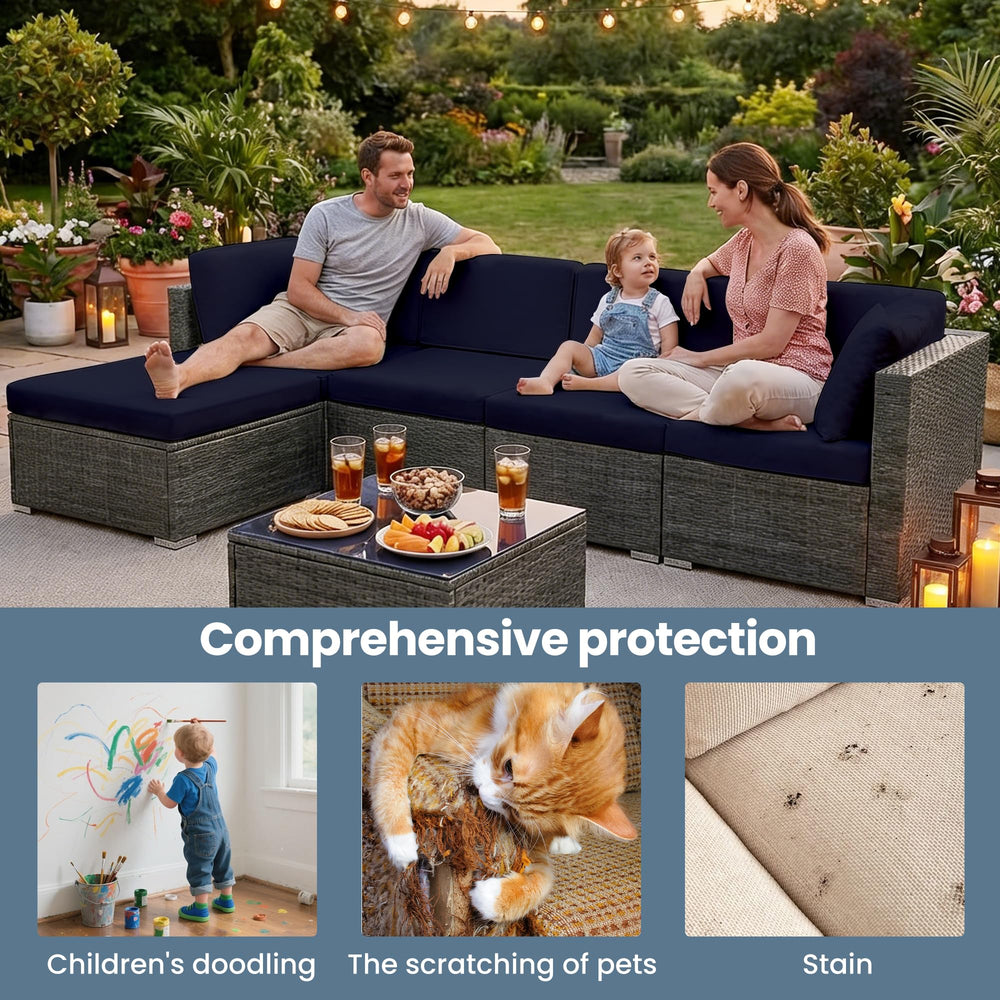 IntoBox comparison with ruler showing recommended cushion size fit
