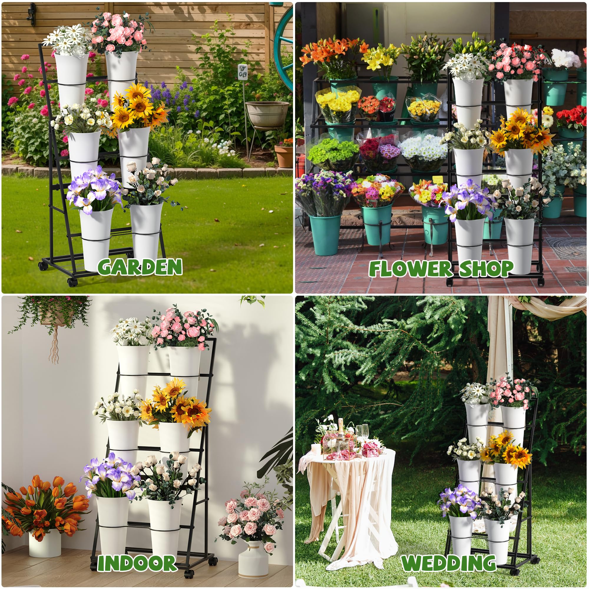 Invech removable buckets displayed separately for easy potting and cleaning
