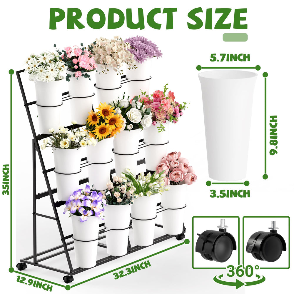 Invech stand next to chair showing size and space-saving benefit