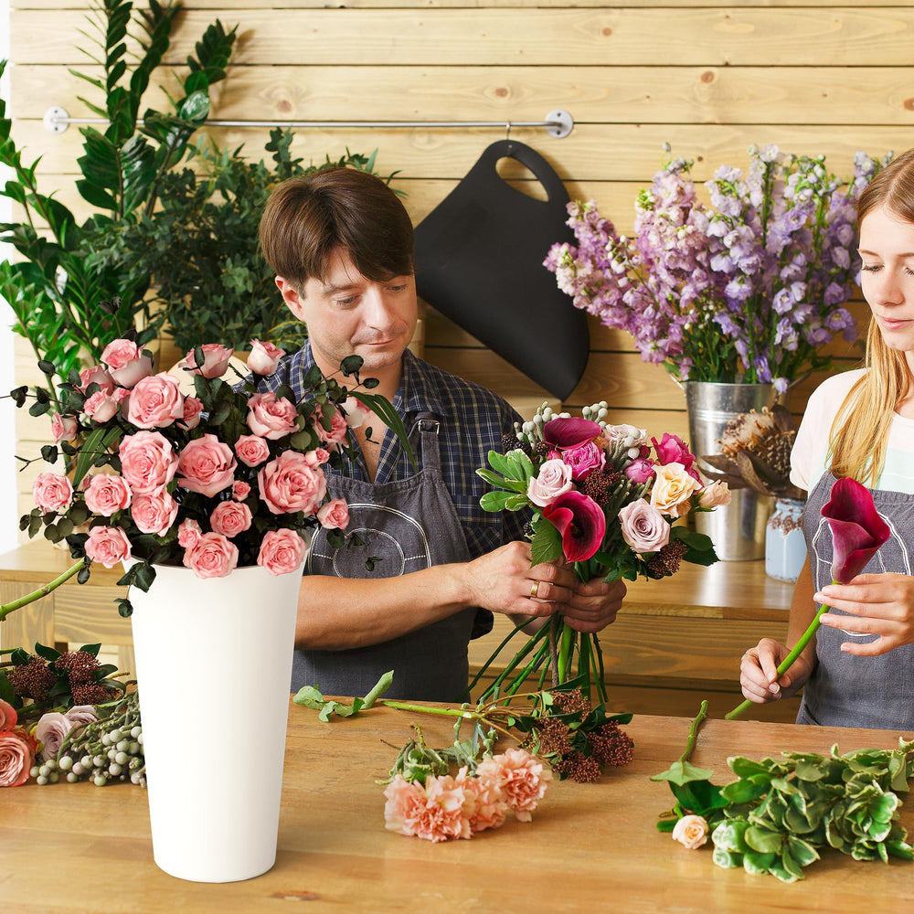 Invech next to a potted plant showing compact scale and space-saving benefit