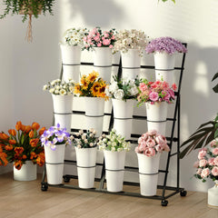 Invech side profile of ladder design maximizing vertical space for more plants