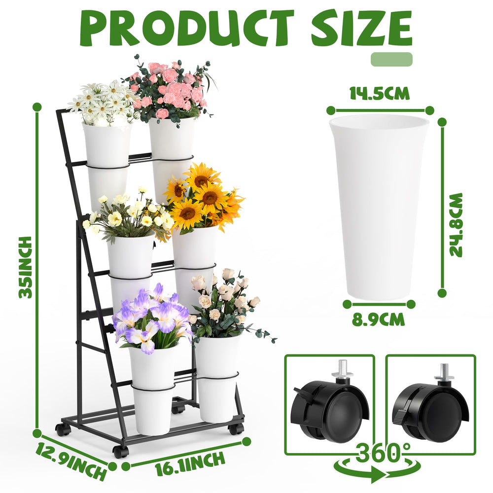 Invech staged wedding setup showing mobile floral presentation for events