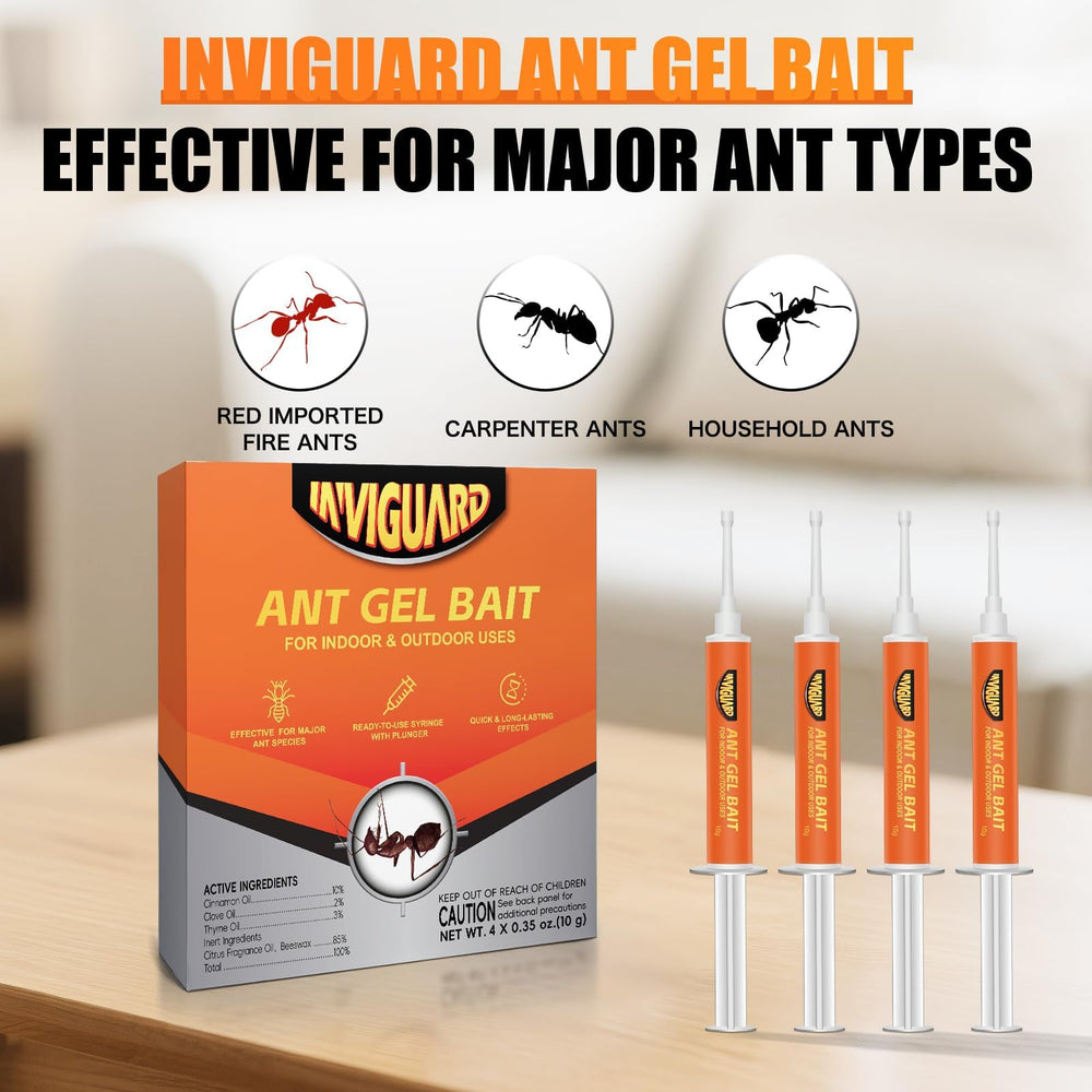 InviGuard gel droplet in crack illustrating targeted baiting effectiveness