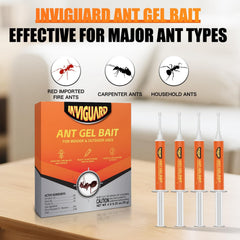 InviGuard gel droplet in crack illustrating targeted baiting effectiveness
