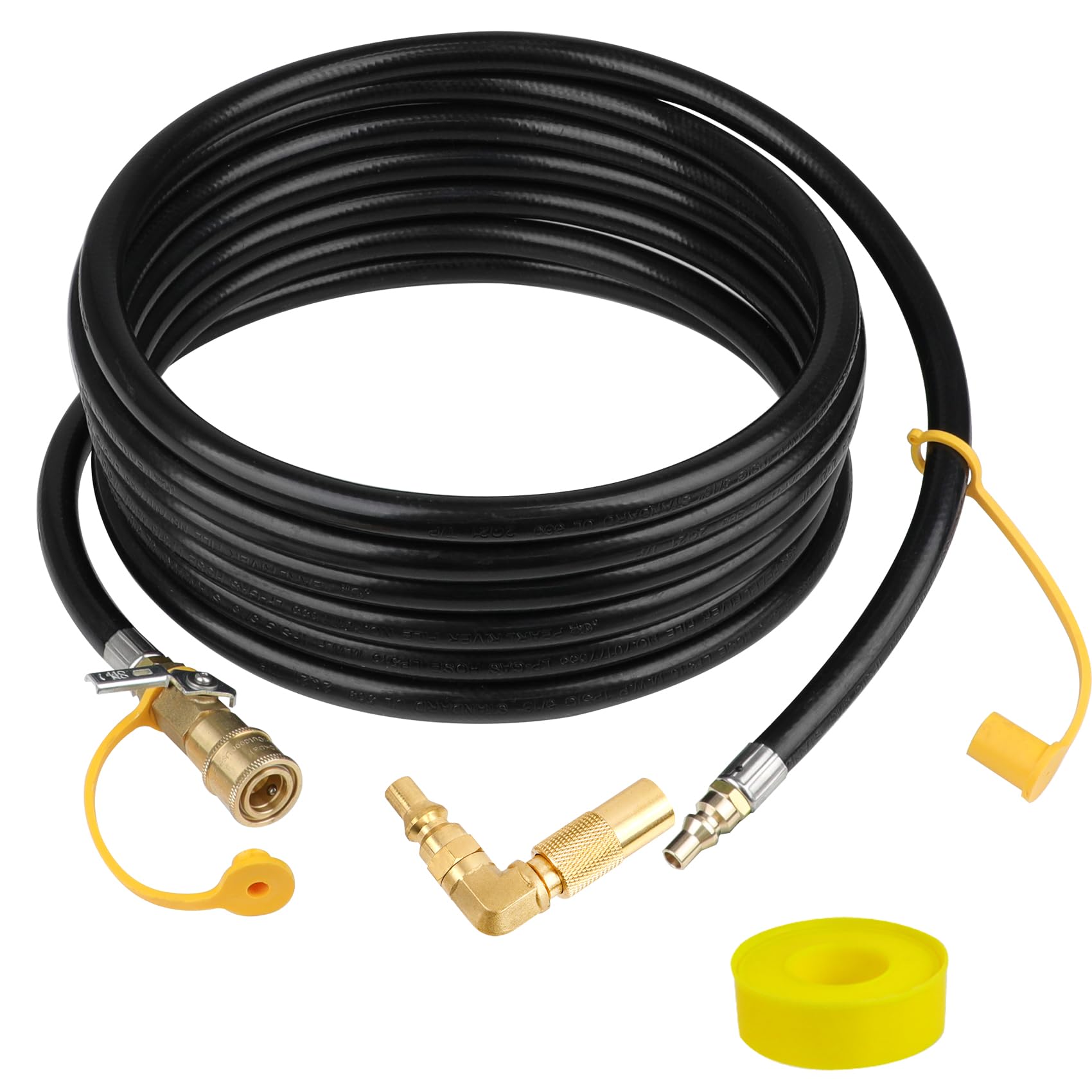 Iococee front connector and hose showing secure quick-connect benefit