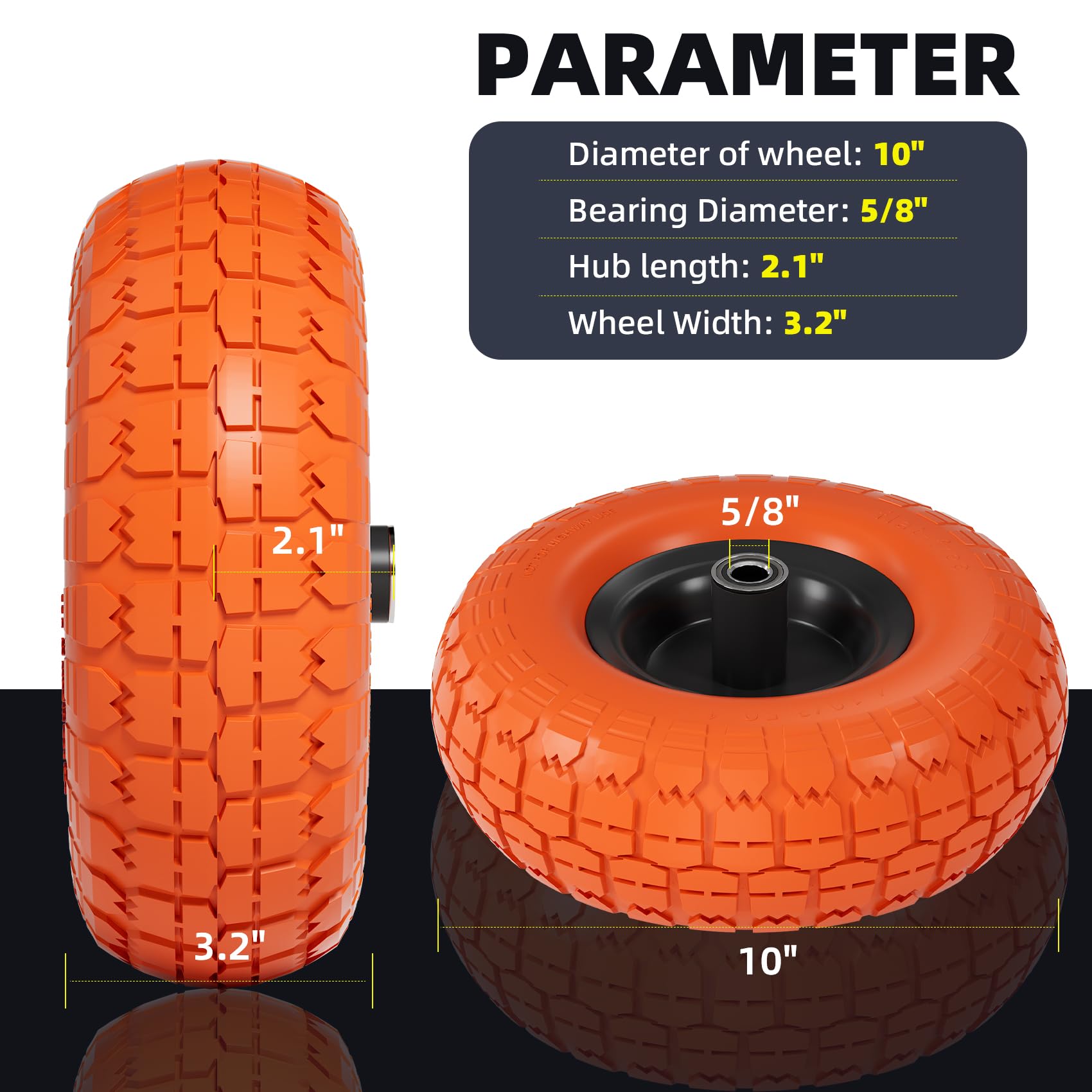 Iococee iron hub and double-sealed bearings close-up showing durability benefit