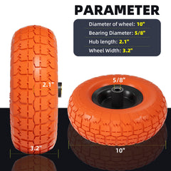 Iococee iron hub and double-sealed bearings close-up showing durability benefit