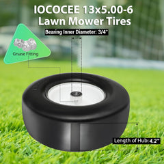 Iococee rim detail with hub and bearing openings for easy axle compatibility