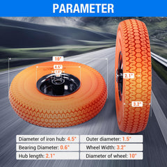 Iococee side profile close-up showing tread texture and wear resistance