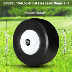 Iococee tread closeup highlighting seamless rubber surface protecting turf