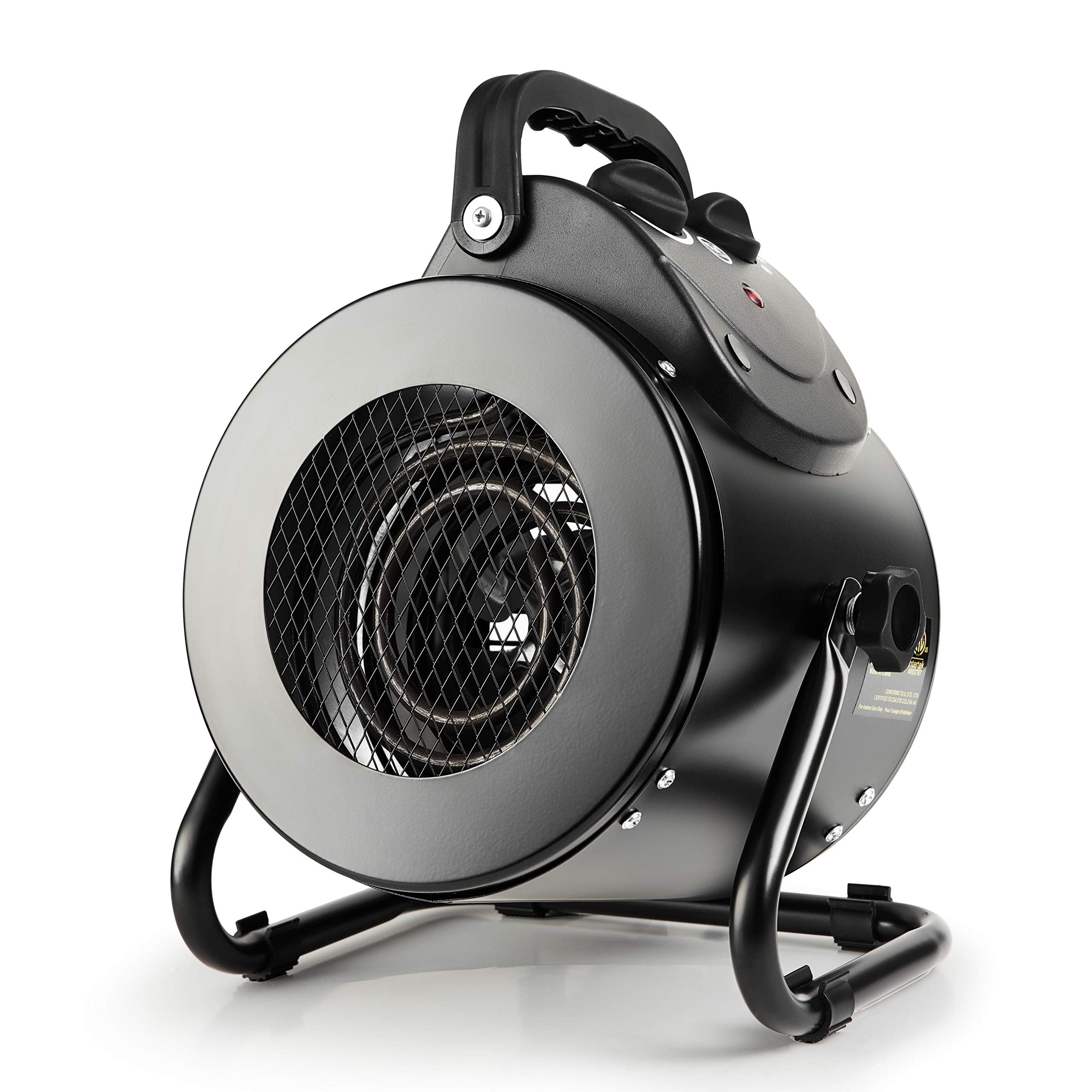 iPower front view heater showing compact design and stable base for safe use