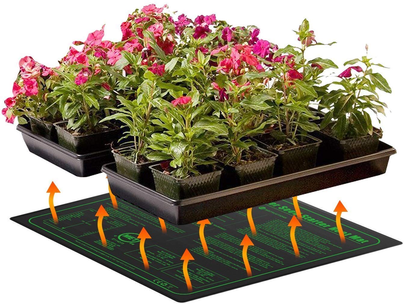 iPower size comparison with pot and ruler illustrating footprint and capacity benefit