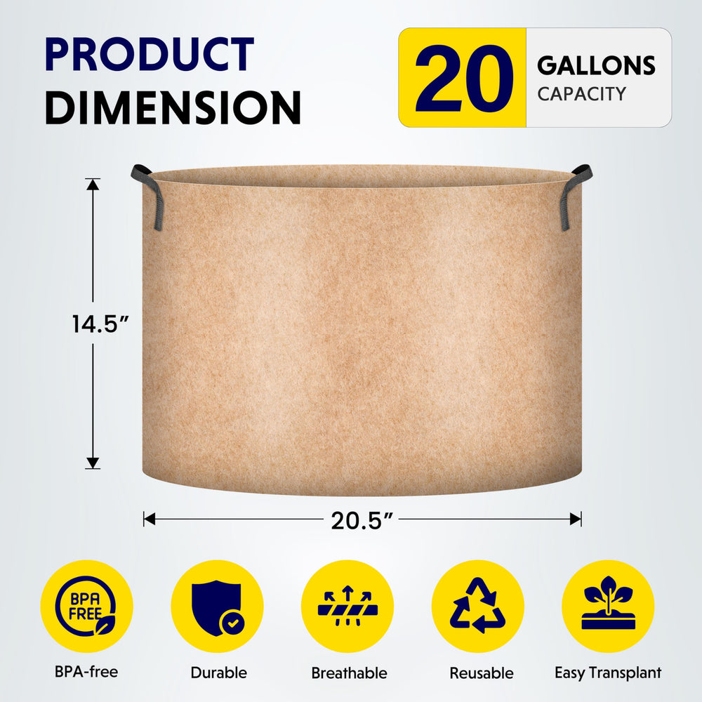 iPower bag next to ruler showing scale for accurate container capacity