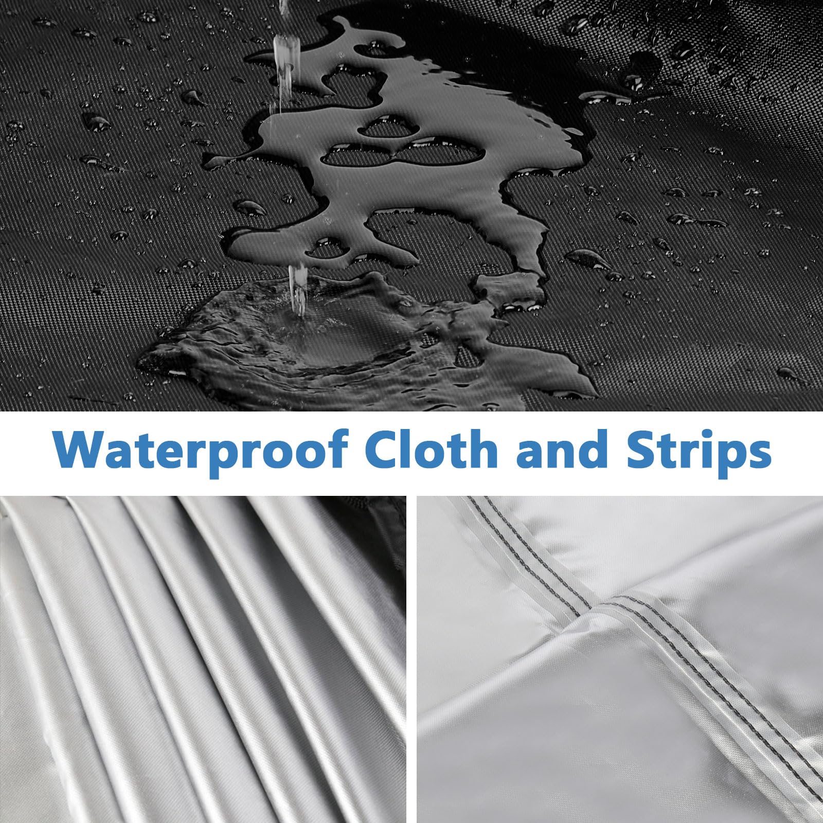 Iptienda adjustable drawstring and buckles secure cover in wind