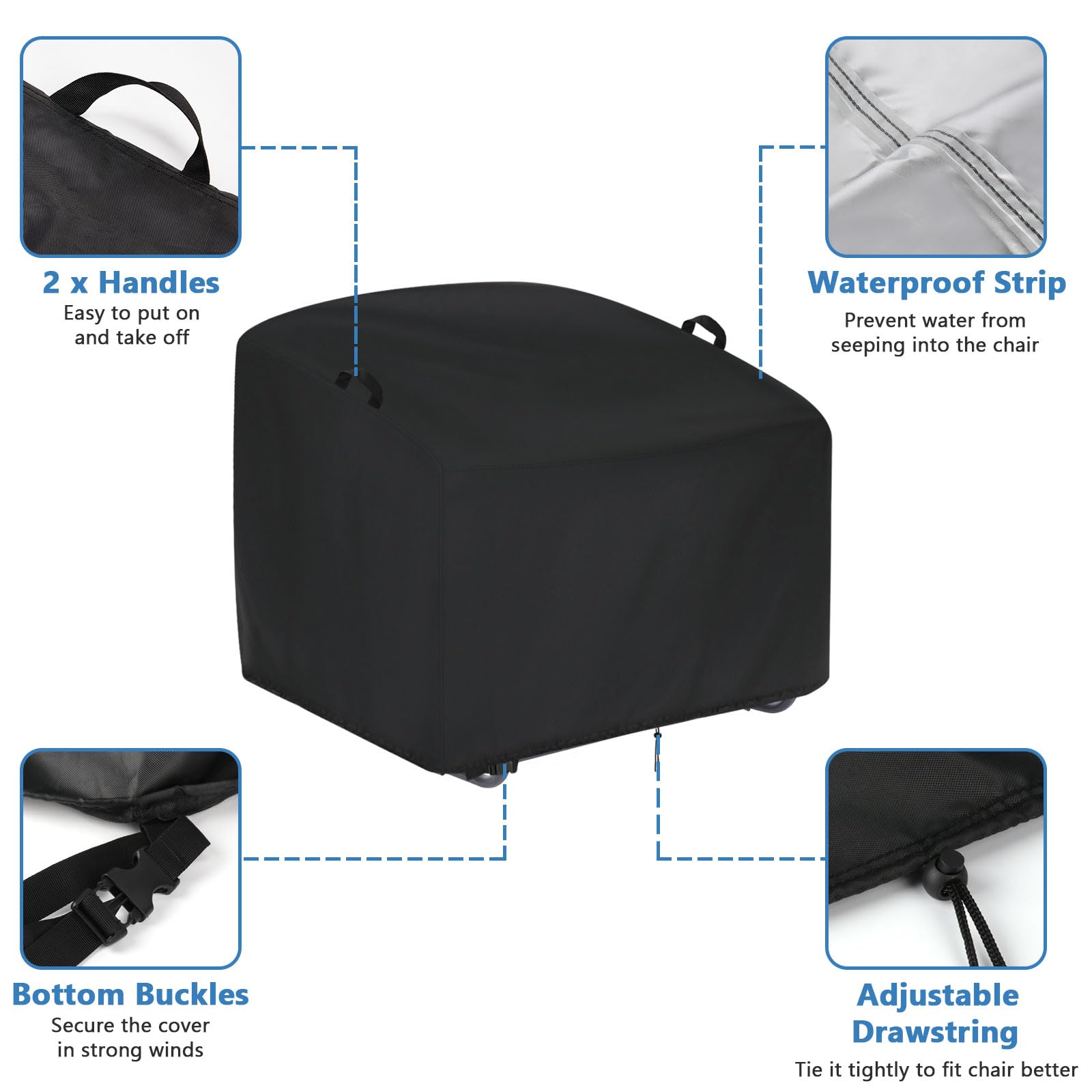 Iptienda handle detail allows easy removal and placement