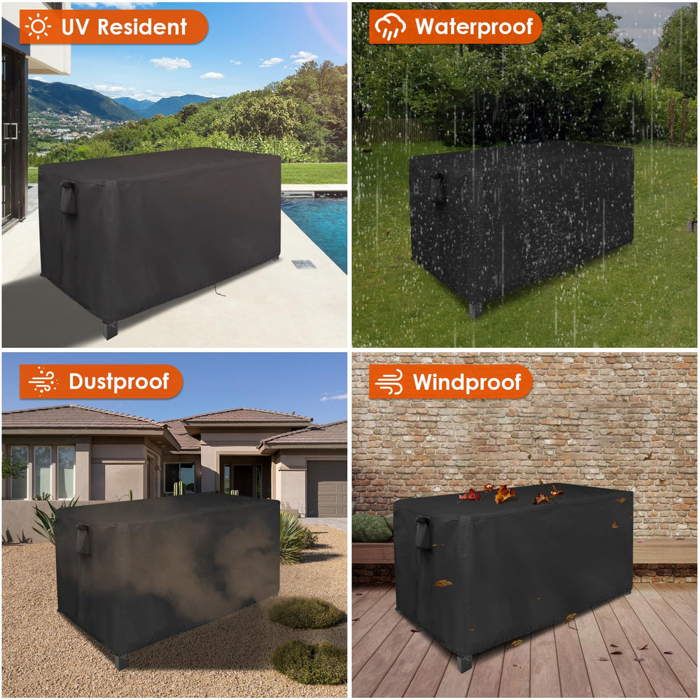 Iptienda cover in use on a patio wok station, keeps equipment clean and dry