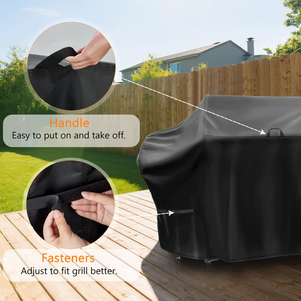 Iptienda size comparison with person to show fit and coverage