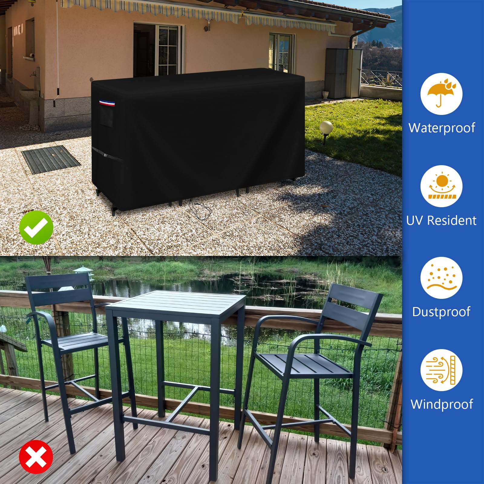 Iptienda scale comparison beside table and stool showing exact fit