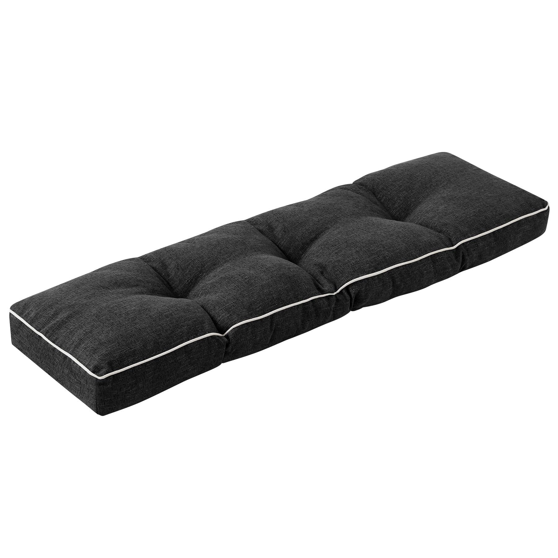 IPYNBAP front view of 42x16 bench cushion showing neat profile and comfort