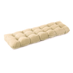 IPYNBAP bench cushion front view showing neat beige finish and fit