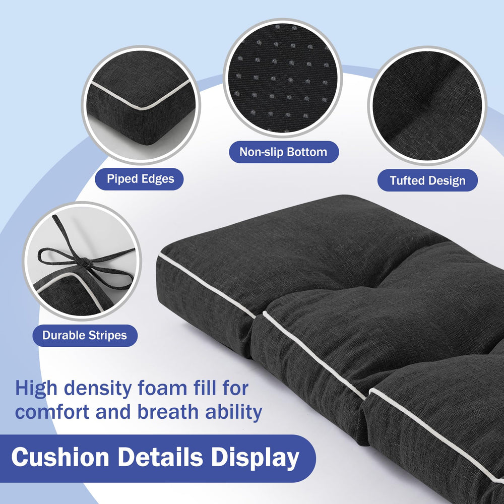 IPYNBAP cushion on porch swing illustrating comfort and outdoor-ready design