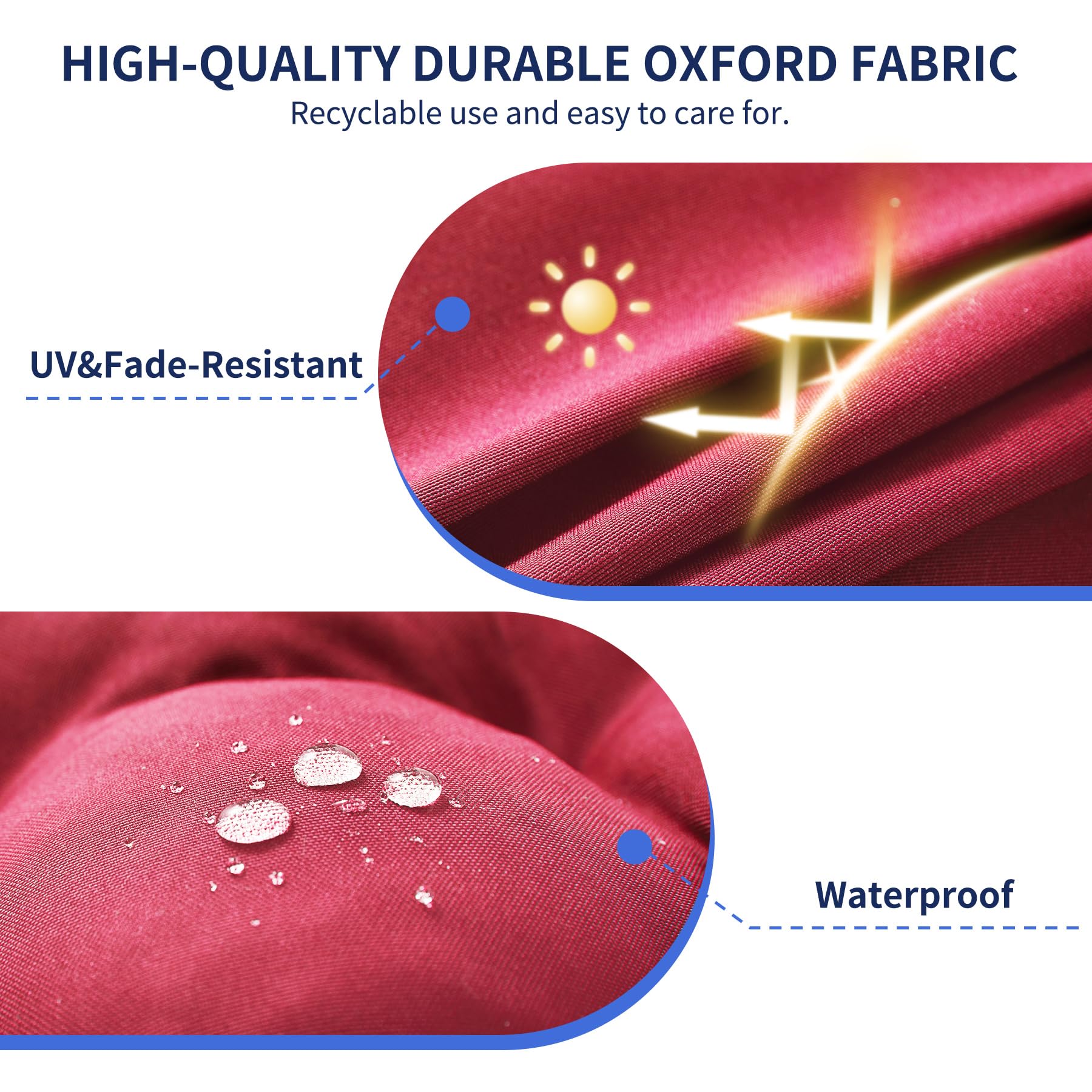 IPYNBAP tufted detail and piped edge conveying durability and style