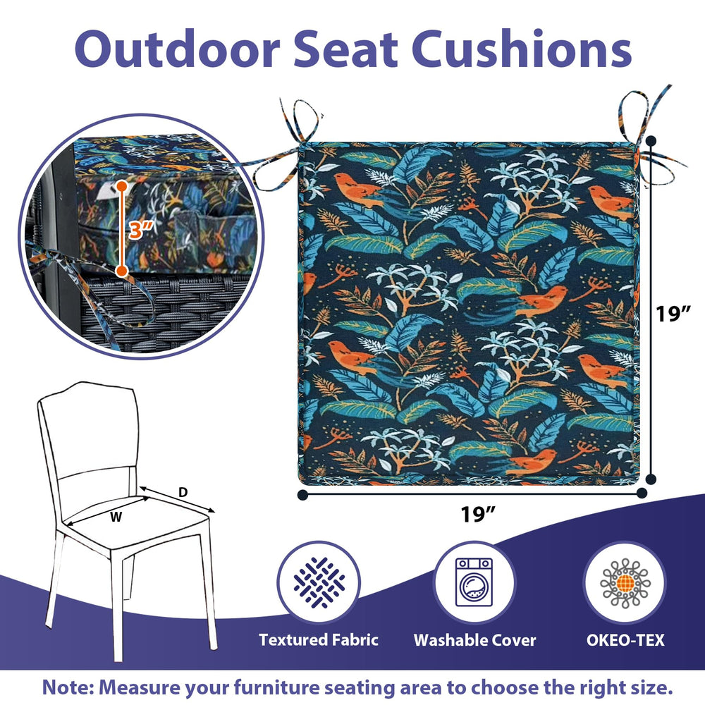 IPYNBAP cushion on patio chair in outdoor lifestyle setting enhancing seating comfort