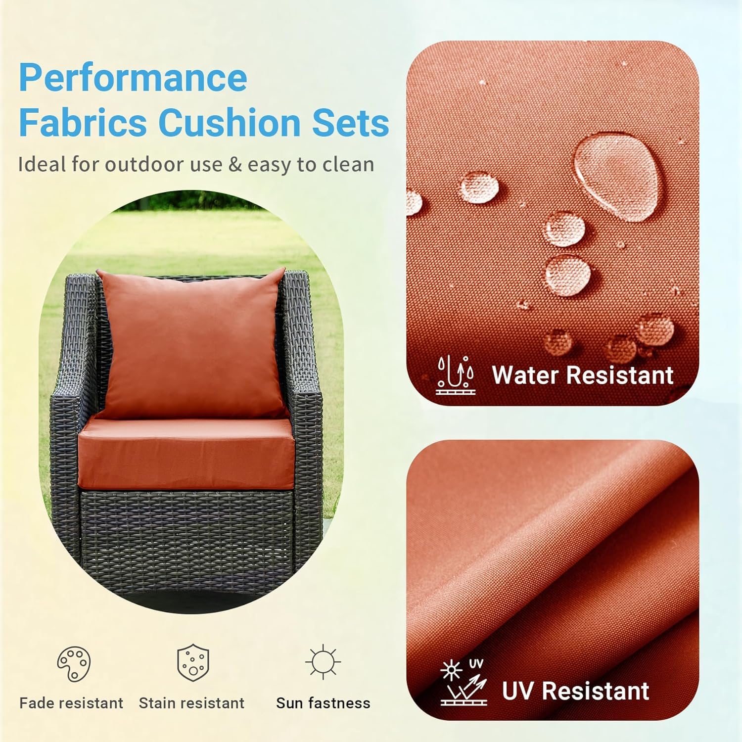 IPYNBAP installed on patio chair demonstrating comfort and outdoor suitability