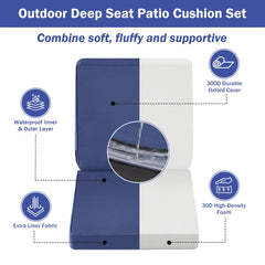 IPYNBAP side profile showing 4-inch foam thickness and supportive comfort benefit