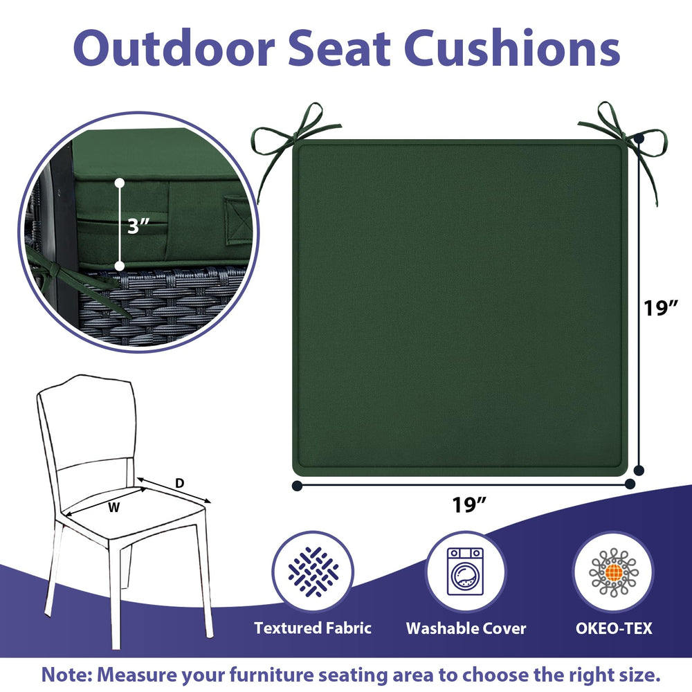 IPYNBAP cushions arranged on patio dining set improving outdoor seating comfort
