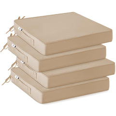 IPYNBAP front view of four beige cushions showing coordinated set and comfort