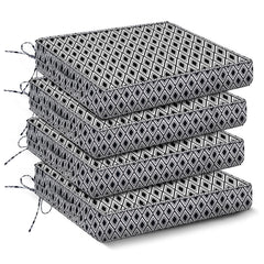 IPYNBAP front view of black geometry cushion showing style and comfort