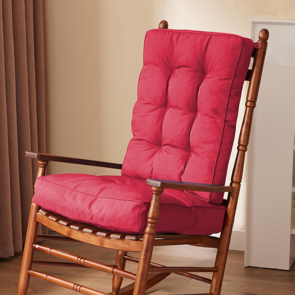 IPYNBAP front view of burgundy cushions showing comfortable seating