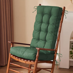 IPYNBAP front view of dark green cushions showing neat fit and comfort