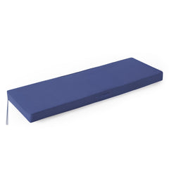 IPYNBAP navy bench cushion front view showing clean profile and durable cover for outdoor comfort