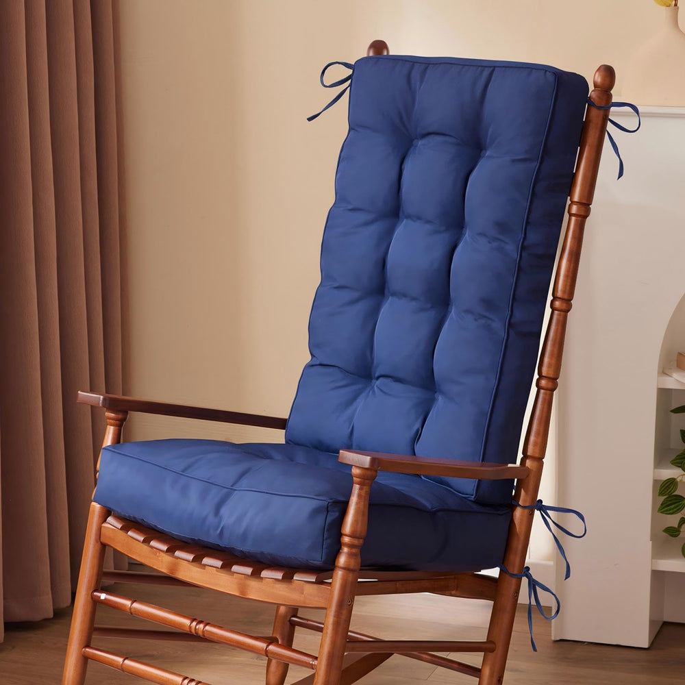 IPYNBAP front view navy cushions showing neat fit and supportive comfort