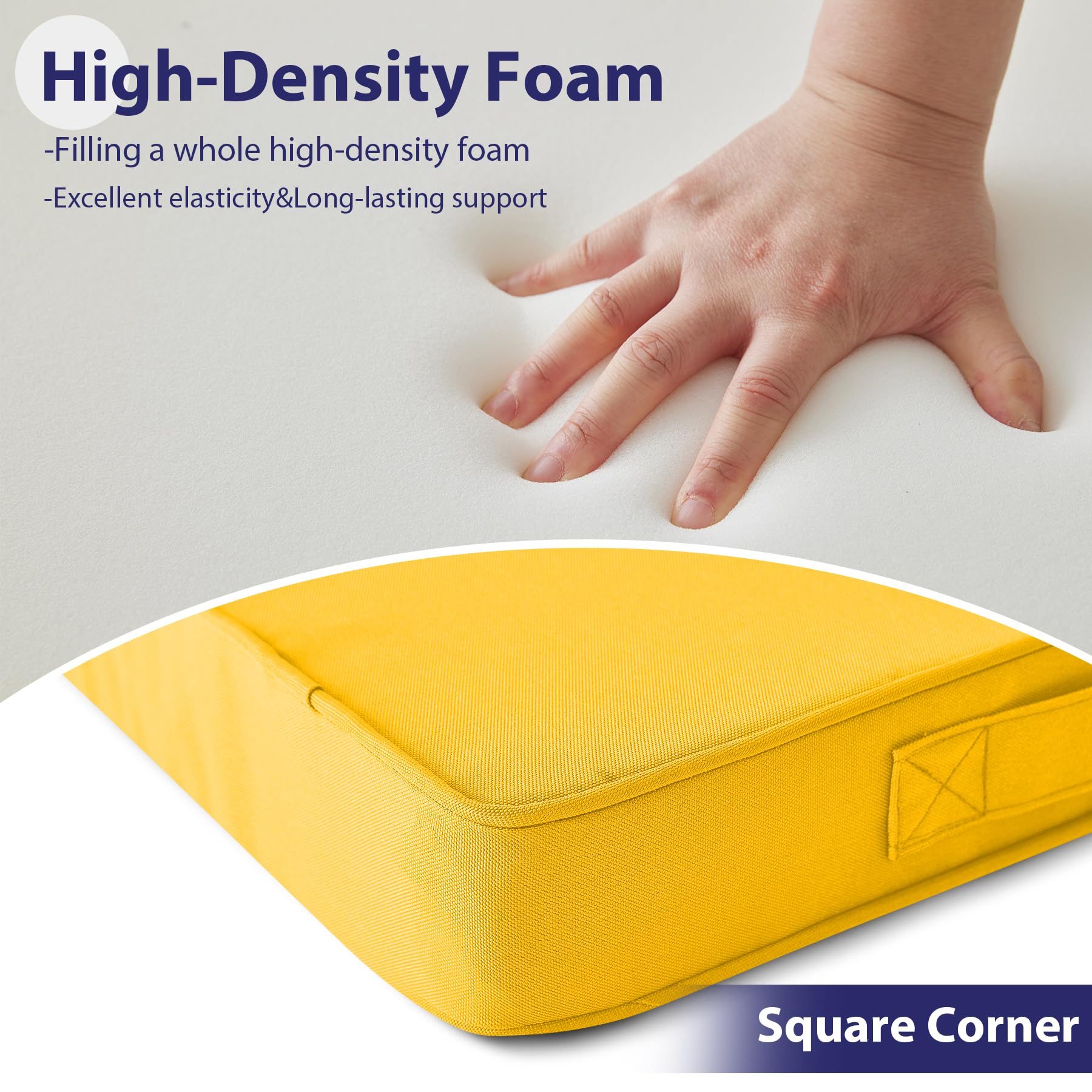 IPYNBAP hidden zipper and piped edge detail ensuring easy cleaning and durability