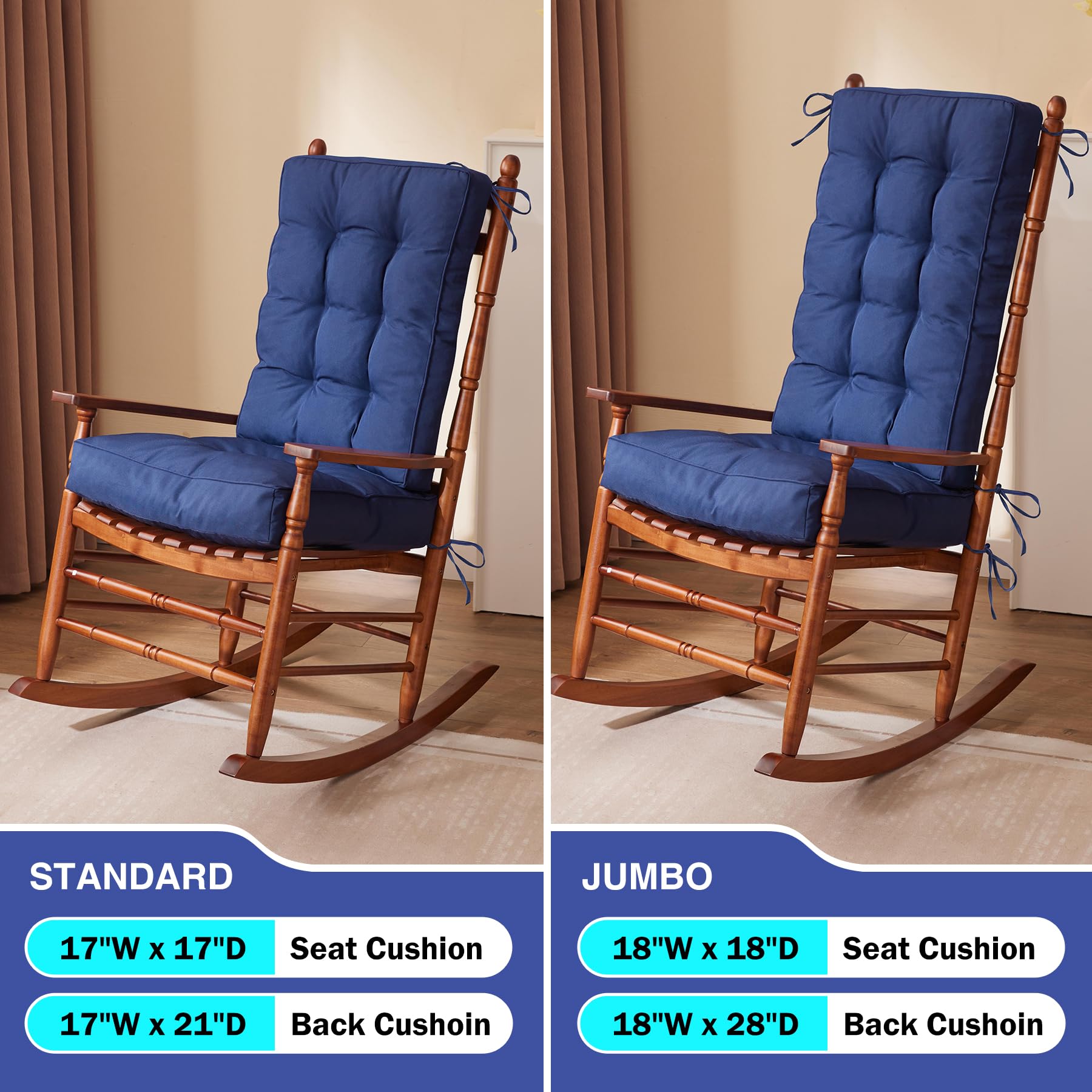 IPYNBAP cushions in indoor living room rocker creating stylish comfort