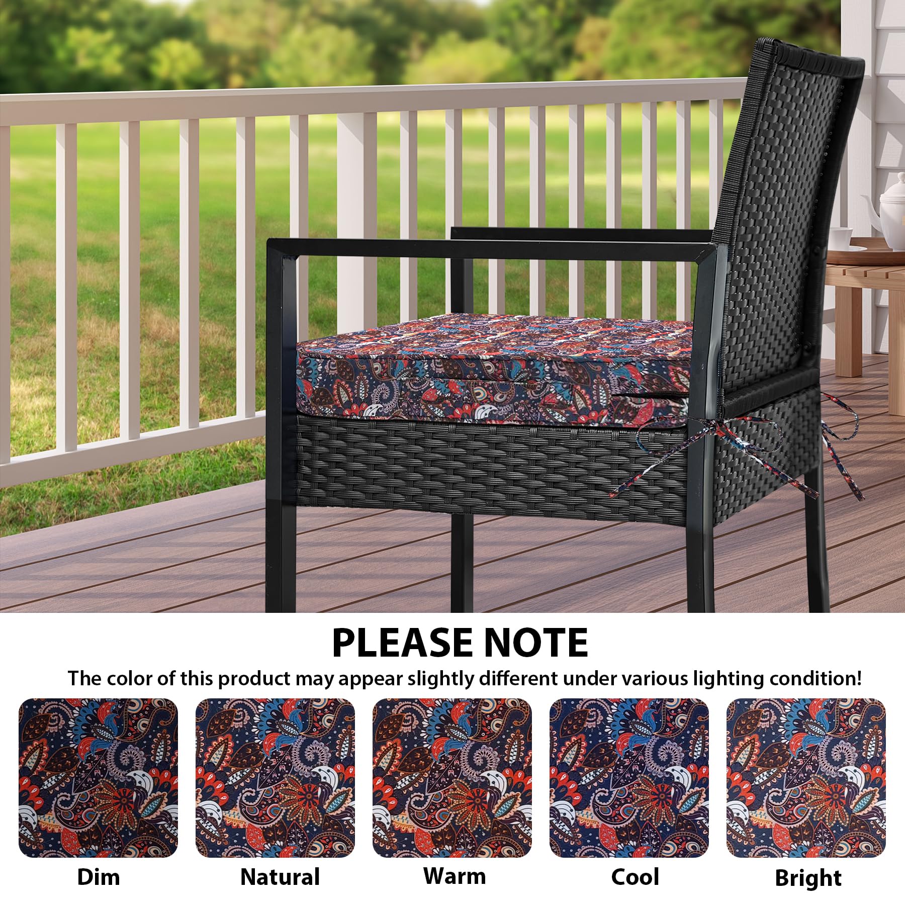IPYNBAP lifestyle shot on balcony garden showing decorative uplift and outdoor durability benefit